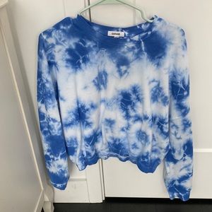 Tie dye crew neck